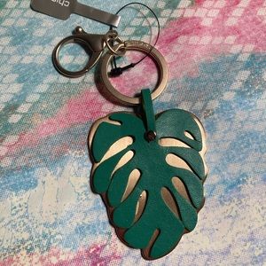 Large Palm Leaf Key Ring